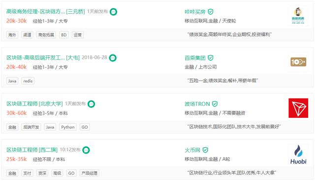 区块链人才稀缺,实习生工资高达8000,百万年薪无人领